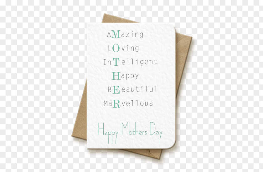 Quotation Mother Paper Mother's Day Holiday Child PNG