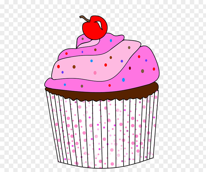 Cake Decorating Polka Dot Background PNG