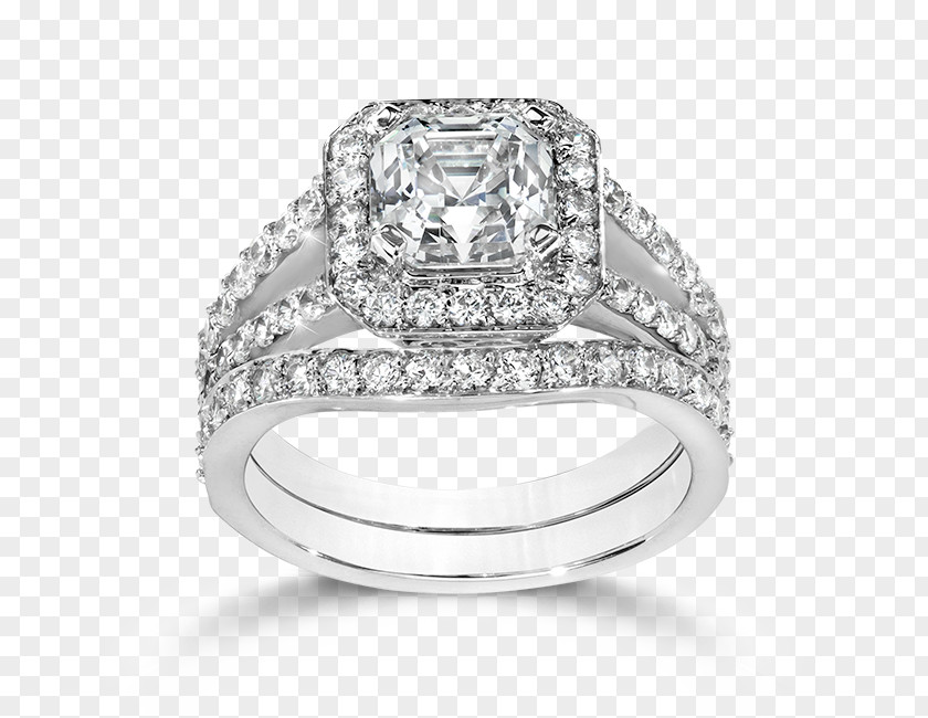 Cubic Zirconia Engagement Ring Diamond Cut Wedding PNG