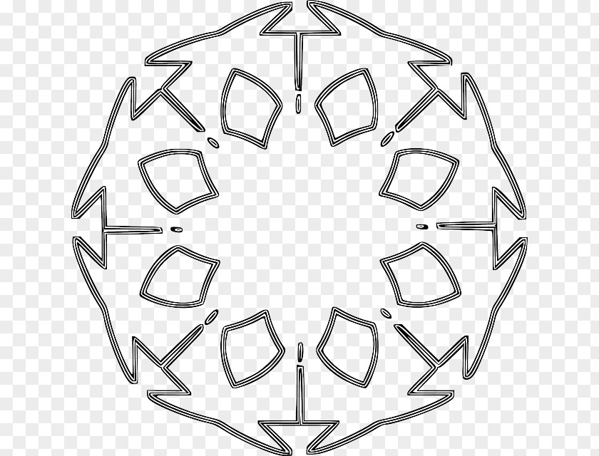 Geometric Shapes Rose Window Stained Glass Clip Art PNG