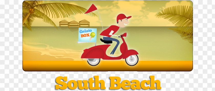 Miami Beach Restaurant Delivery Logo Desktop Wallpaper PNG