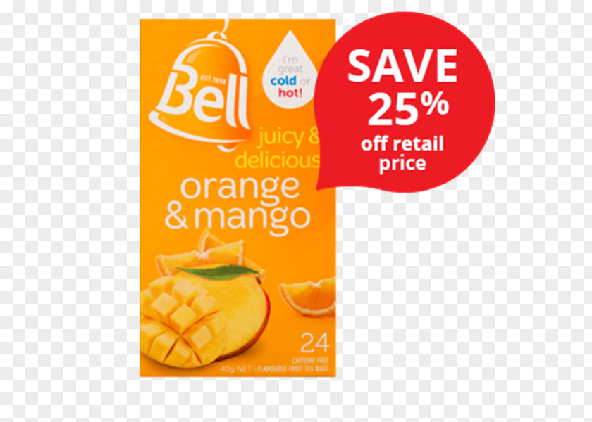 Paper Cut Bell Orange Drink Tea Bag Vegetarian Cuisine PNG