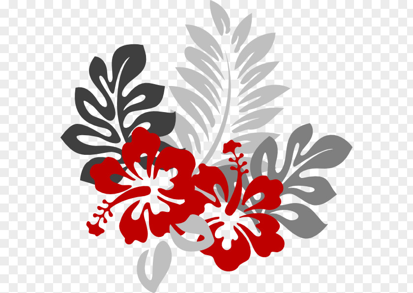 Shoeblackplant Hawaiian Hibiscus Mallows Clip Art PNG