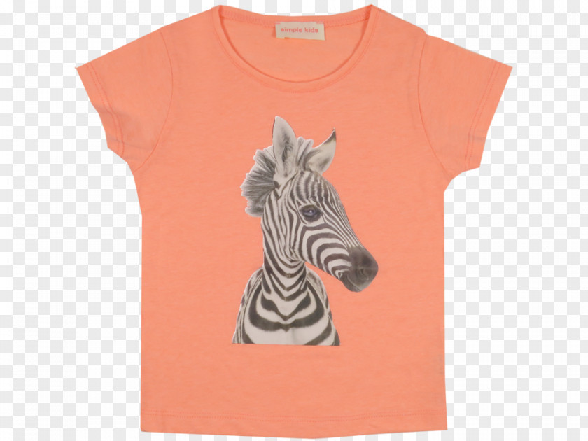 T-shirt Zebra Animal Print Sleeve Photographic Printing PNG