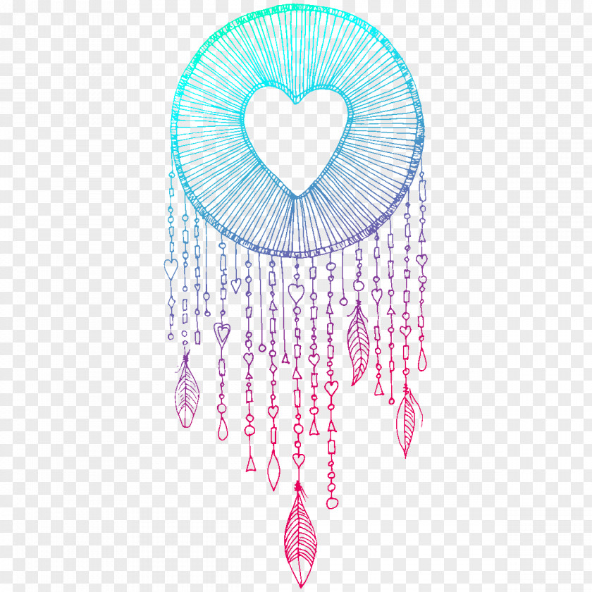 Dreamcatcher Heart Symbol Drawing PNG