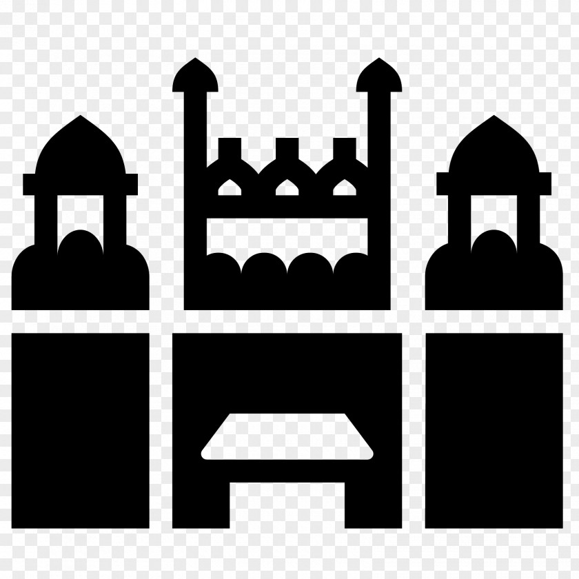 Logo Silhouette Castle Cartoon PNG