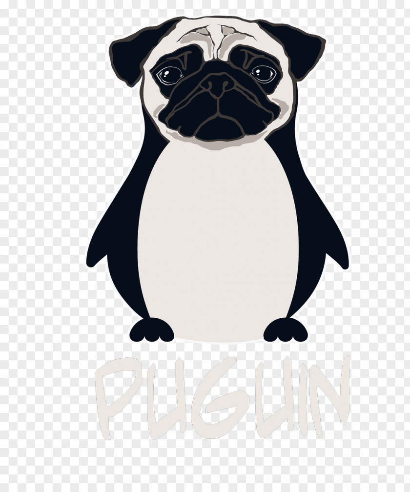 Puppy Pug Dog Breed Companion Penguin PNG