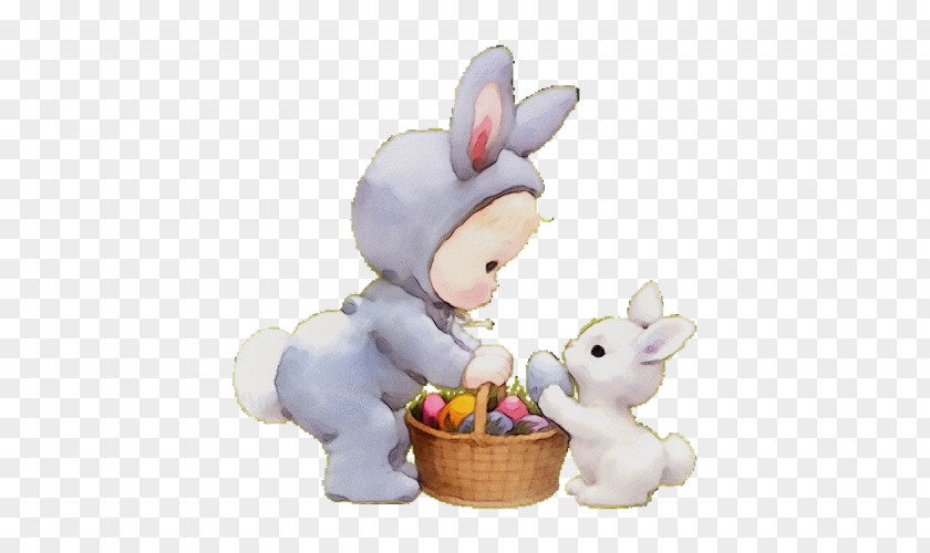 Animation Rabbits And Hares Easter Egg Cartoon PNG