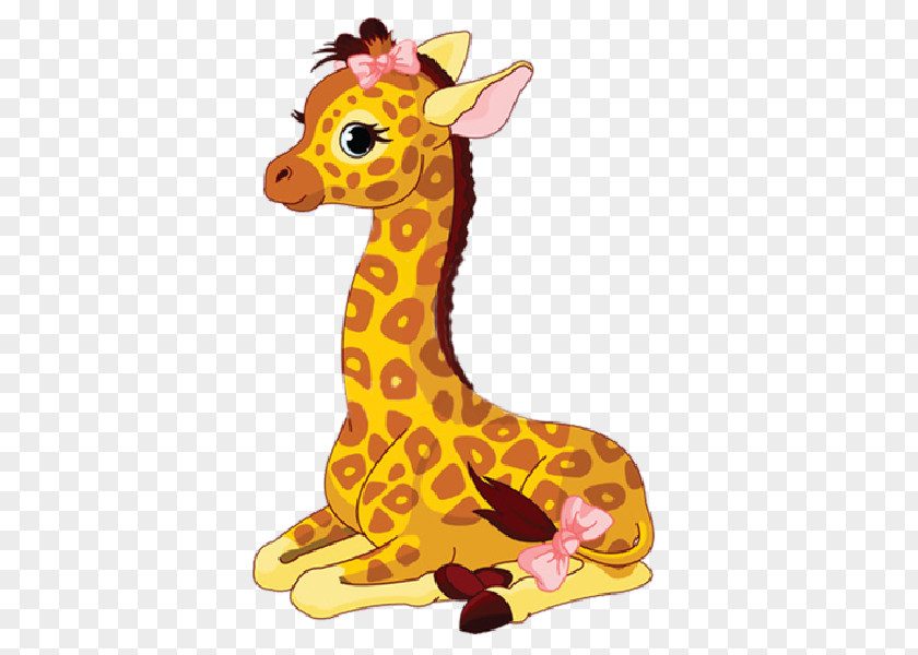 Cartoon Giraffes Masai Giraffe Illustration PNG