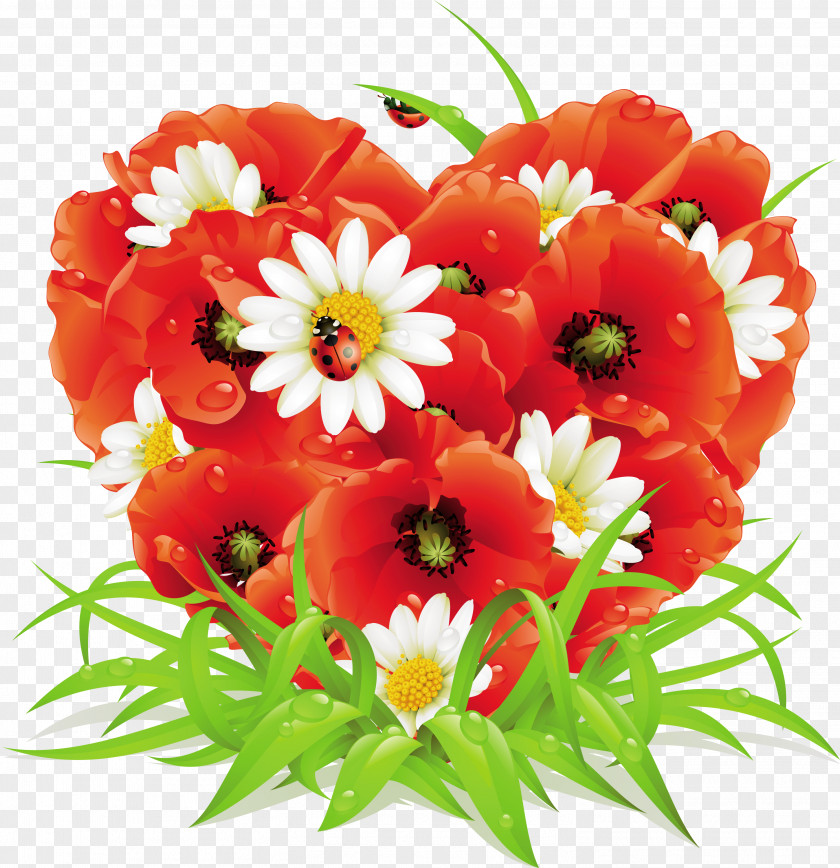 Flower Bouquet Birthday Love Gift PNG