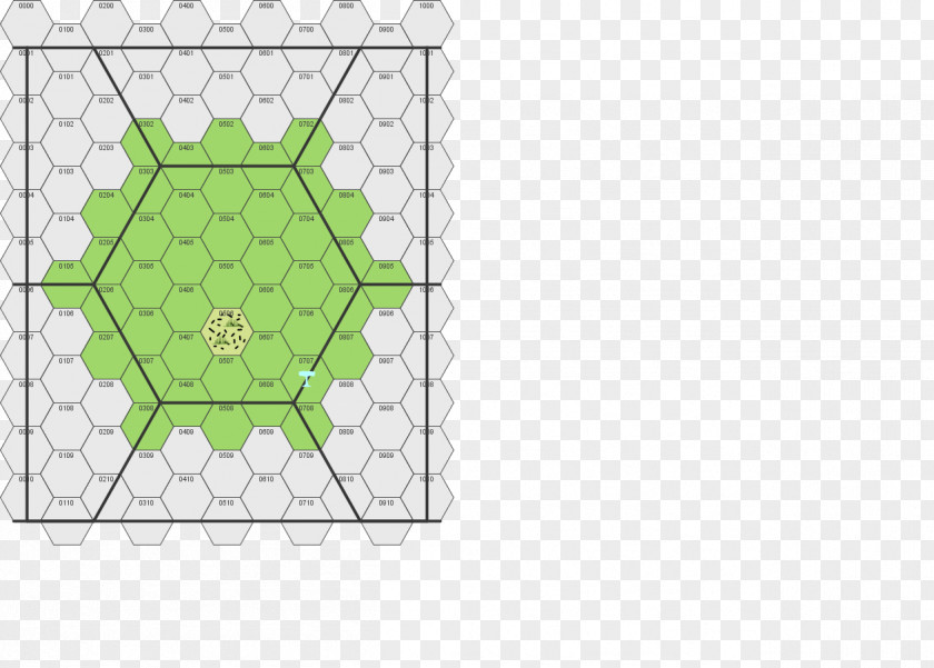 Hexagonal Title Box Line Point Leaf Green Font PNG