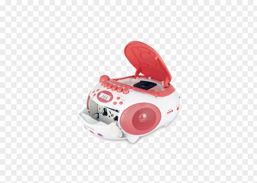 Panda (PANDA) Player Prenatal Machine Tape Recorders USB Red Recorder Flash Drive Compact Cassette Disc PNG