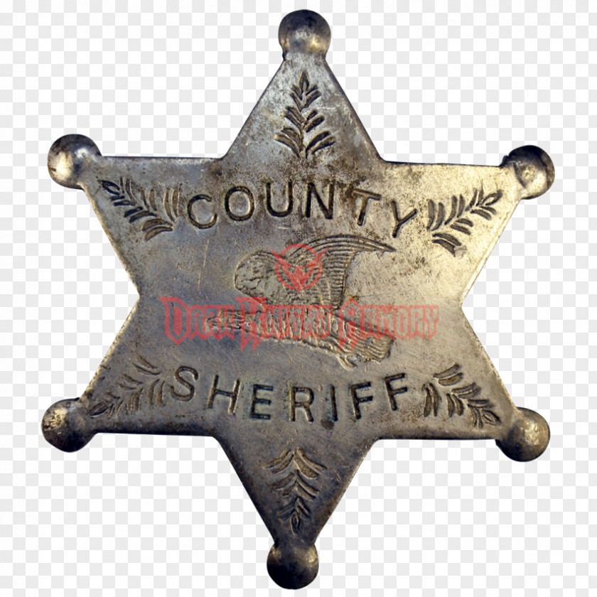 Sheriff American Frontier Badge Abilene United States Marshals Service PNG