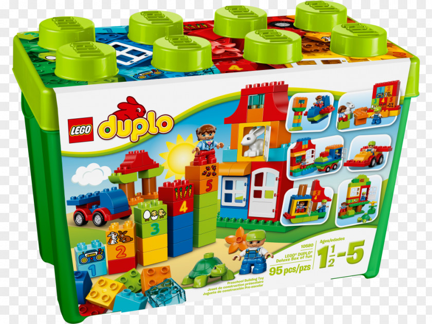 Toy LEGO 10580 DUPLO Deluxe Box Of Fun Lego Duplo 10572 All-in-One PNG