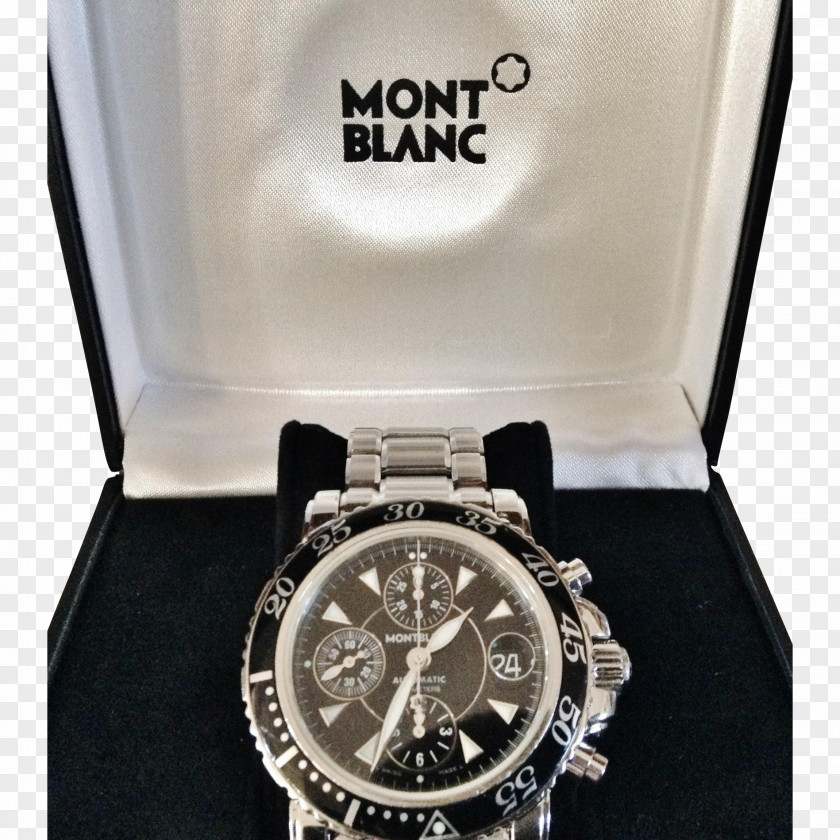 Watch Montblanc Chronograph Strap Clock PNG