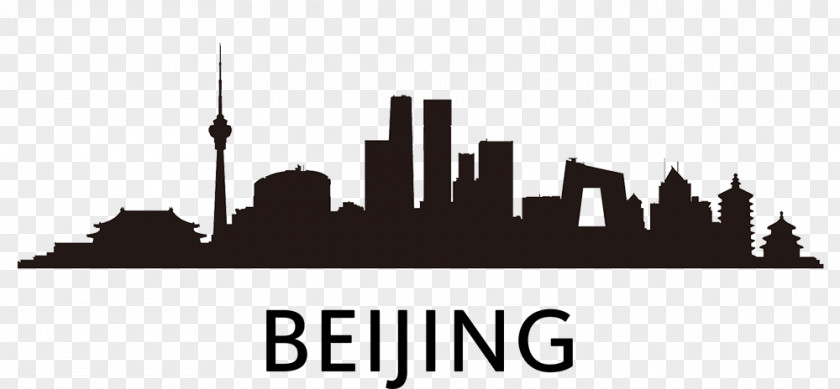 Beijing Logo Building Silhouette PNG