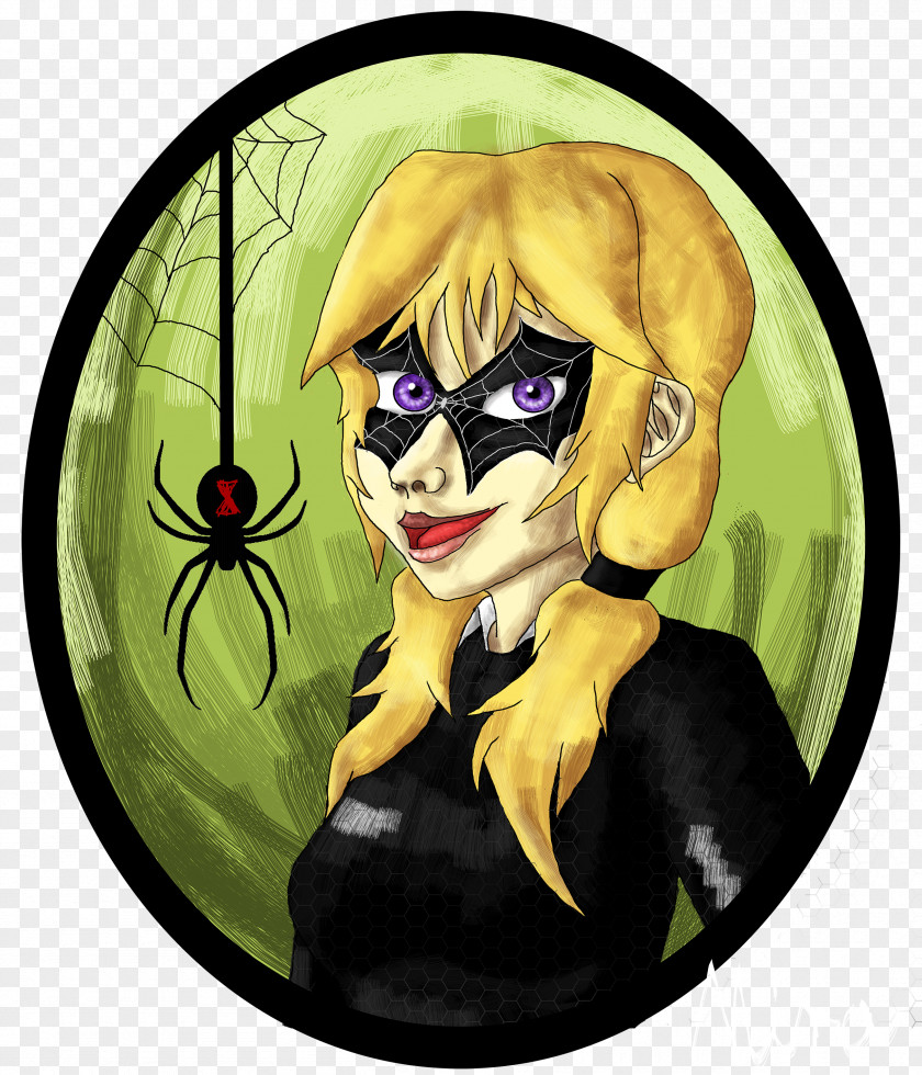 Black Widow Plagg Adrien Agreste Character Ladybug And The Wolf PNG
