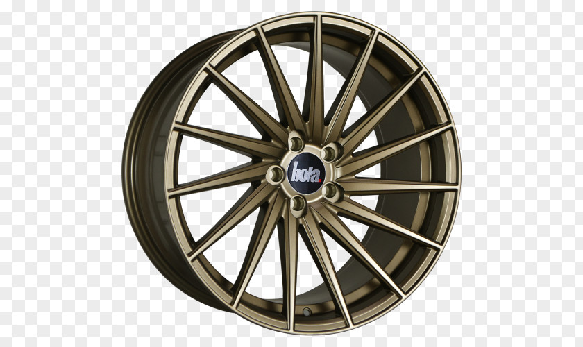 Car Bronze Alloy Wheel PNG