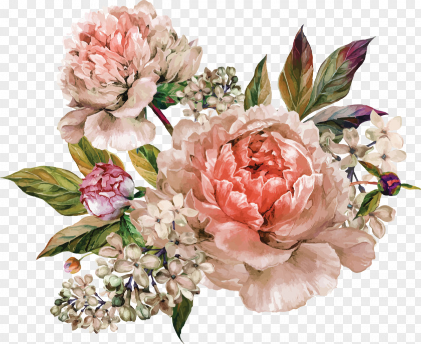 Flower Bouquet Floral Design Drawing PNG