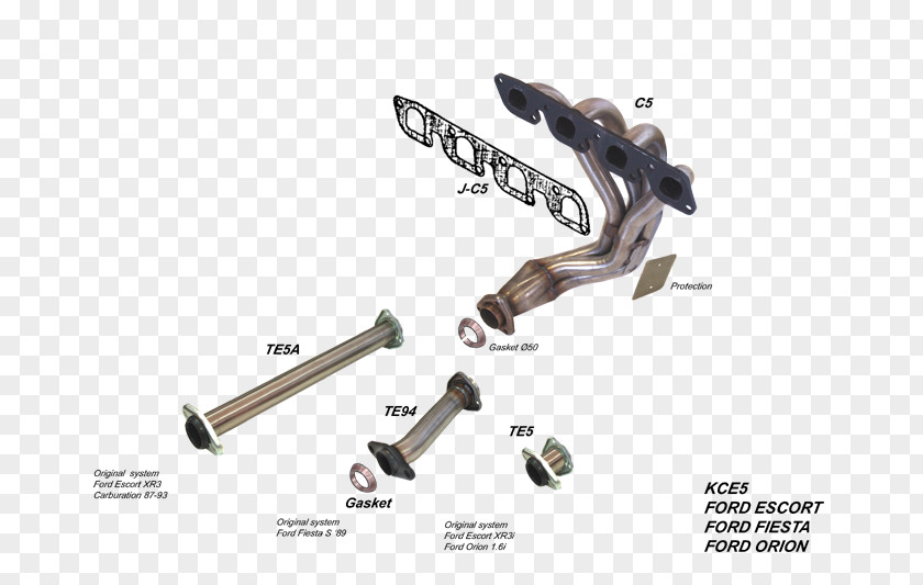 Ford Escort Orion Exhaust System Manifold PNG