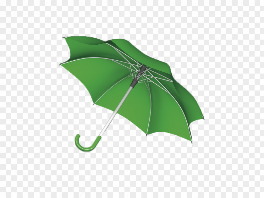 Green Umbrella Designer PNG
