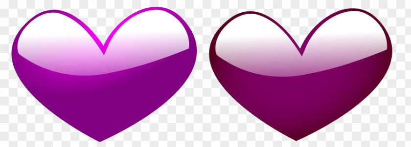 Pink Hearts Pictures Purple Heart Clip Art PNG