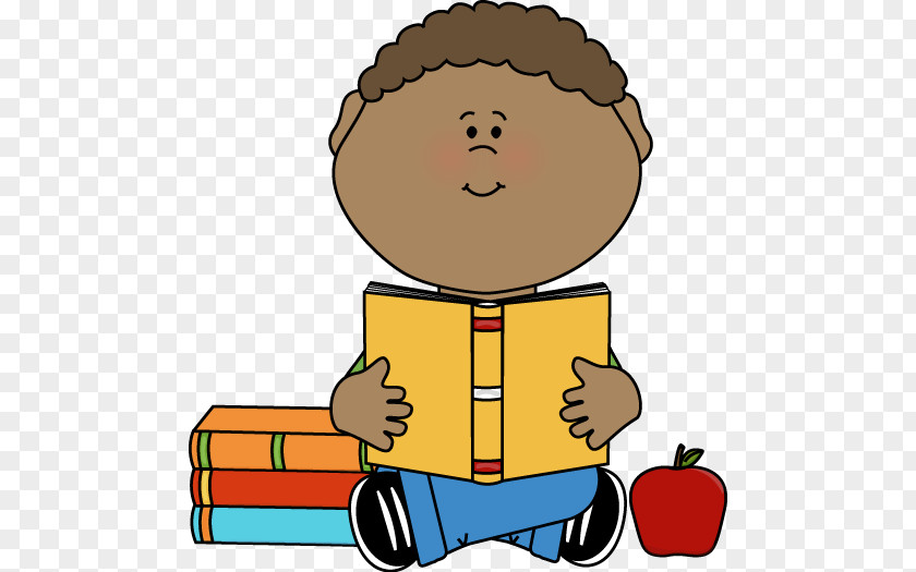 Student Reader Reading Child Book Clip Art PNG