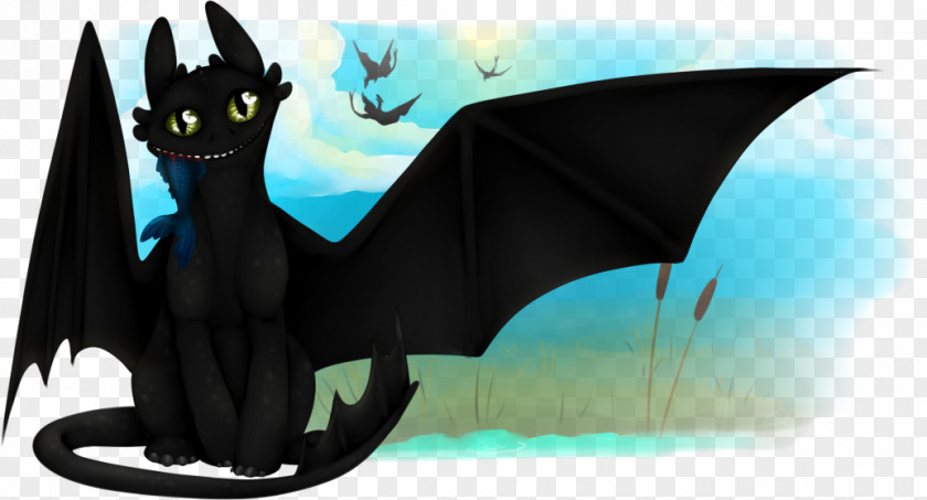 Toothless Dragon DeviantArt Legendary Creature Digital Art PNG