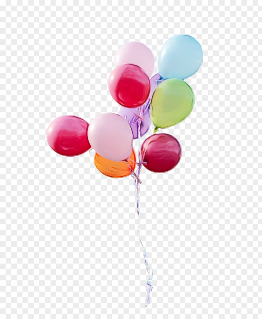 Cluster Ballooning Magenta Product PNG