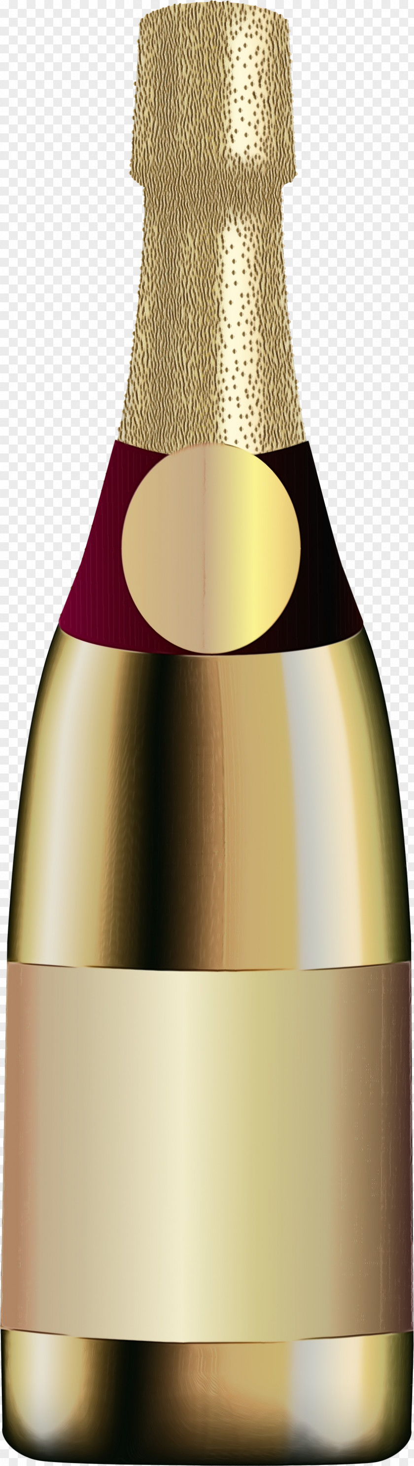 White Wine Glass Bottle Champagne PNG