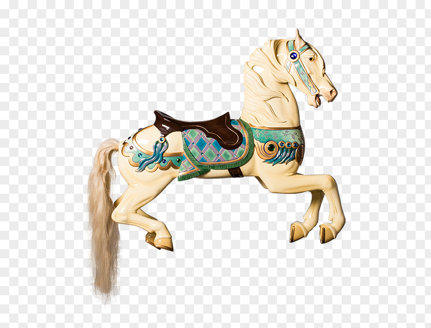 Carousel Figure Mustang Pony Halter Mane Animal PNG