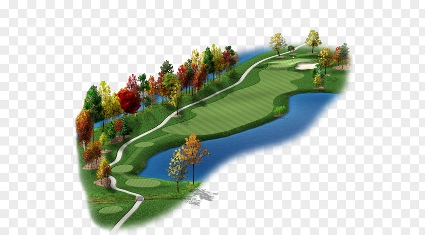 Golf Course Par Hazard Etiquette PNG