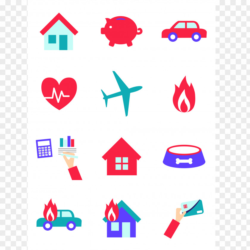 Insurance Graphic Design Icon PNG