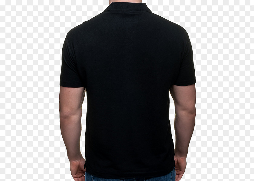 Polo Back Neck Black M PNG