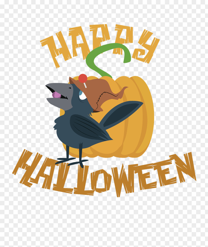 Halloween Crows Logo Illustration Clip Art Graphic Design Brand PNG