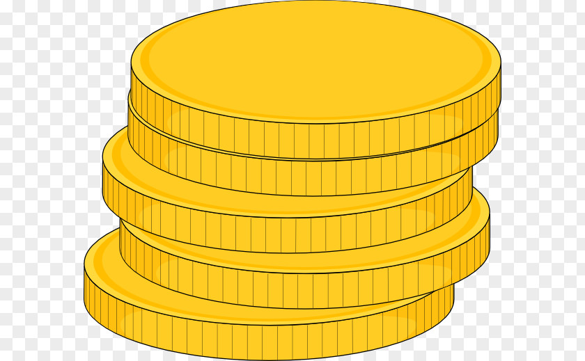 Stack Gold Coin Clip Art PNG