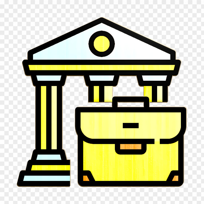 Strategy Icon Briefcase Bank PNG