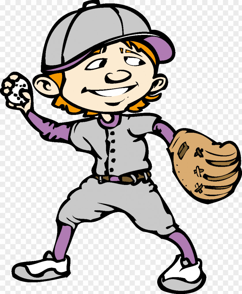 Baseball Boy Clip Cartoon Sport Art PNG