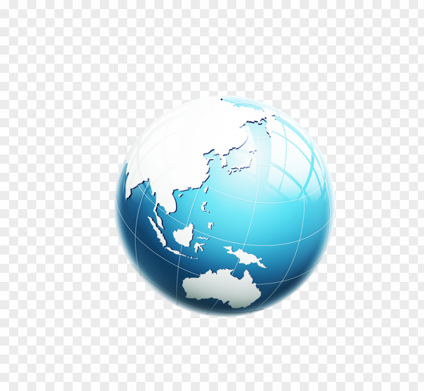 Blue Earth Web Design PNG