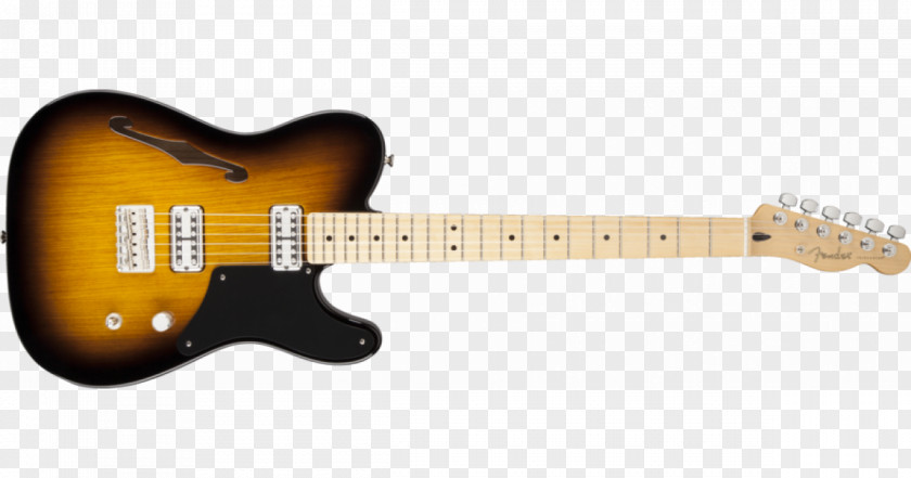 Electric Guitar Acoustic-electric Acoustic Bass Fender Telecaster Thinline PNG