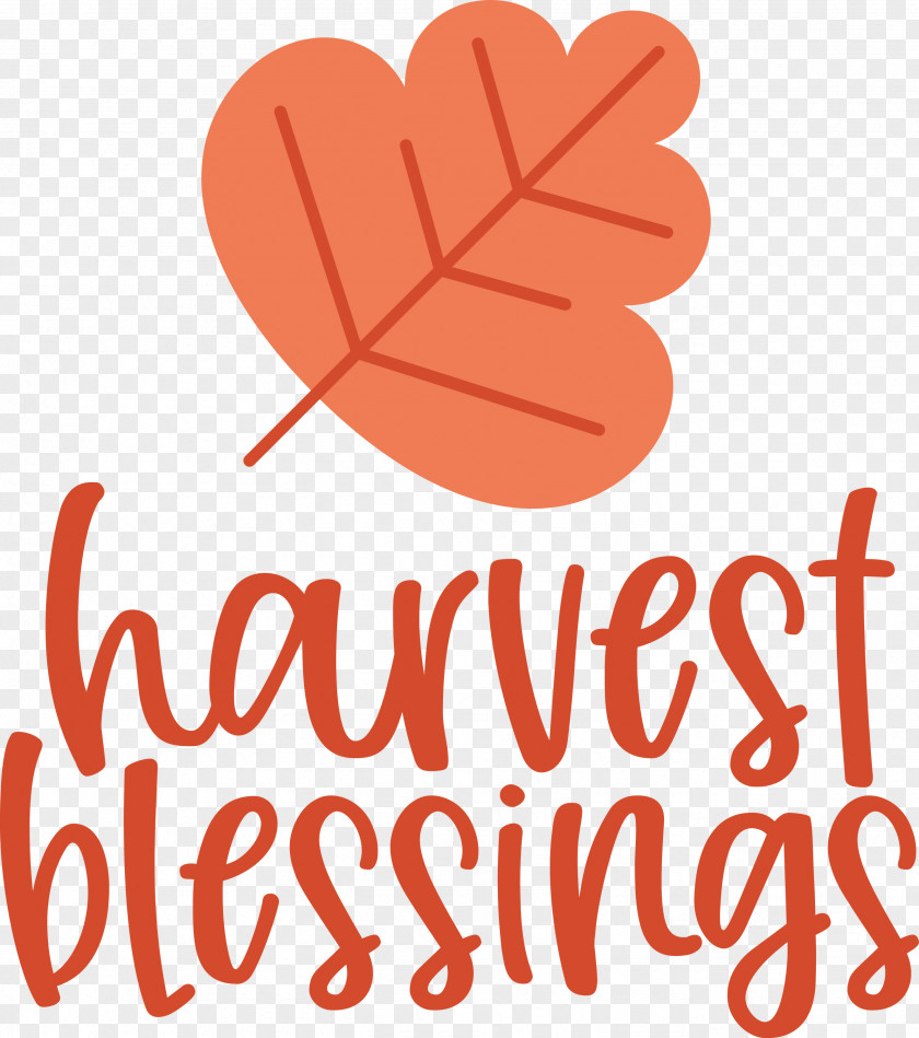 HARVEST BLESSINGS Thanksgiving Autumn PNG