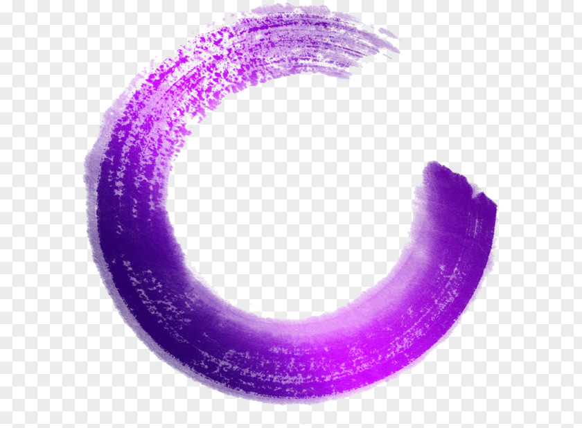 Purple Ink Circle Computer File PNG