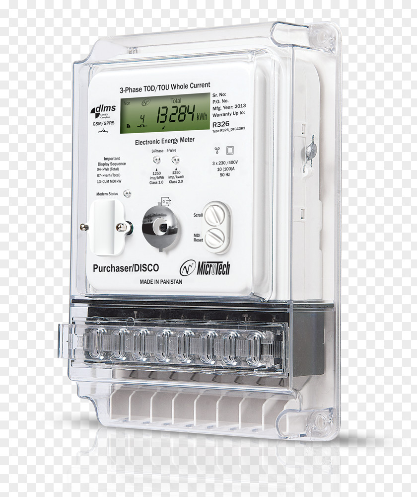 Smart Meter Electricity Electronics Three-phase Electric Power Maximum Demand Indicator PNG