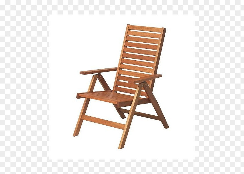 Chair Garden Furniture Folding Wood PNG