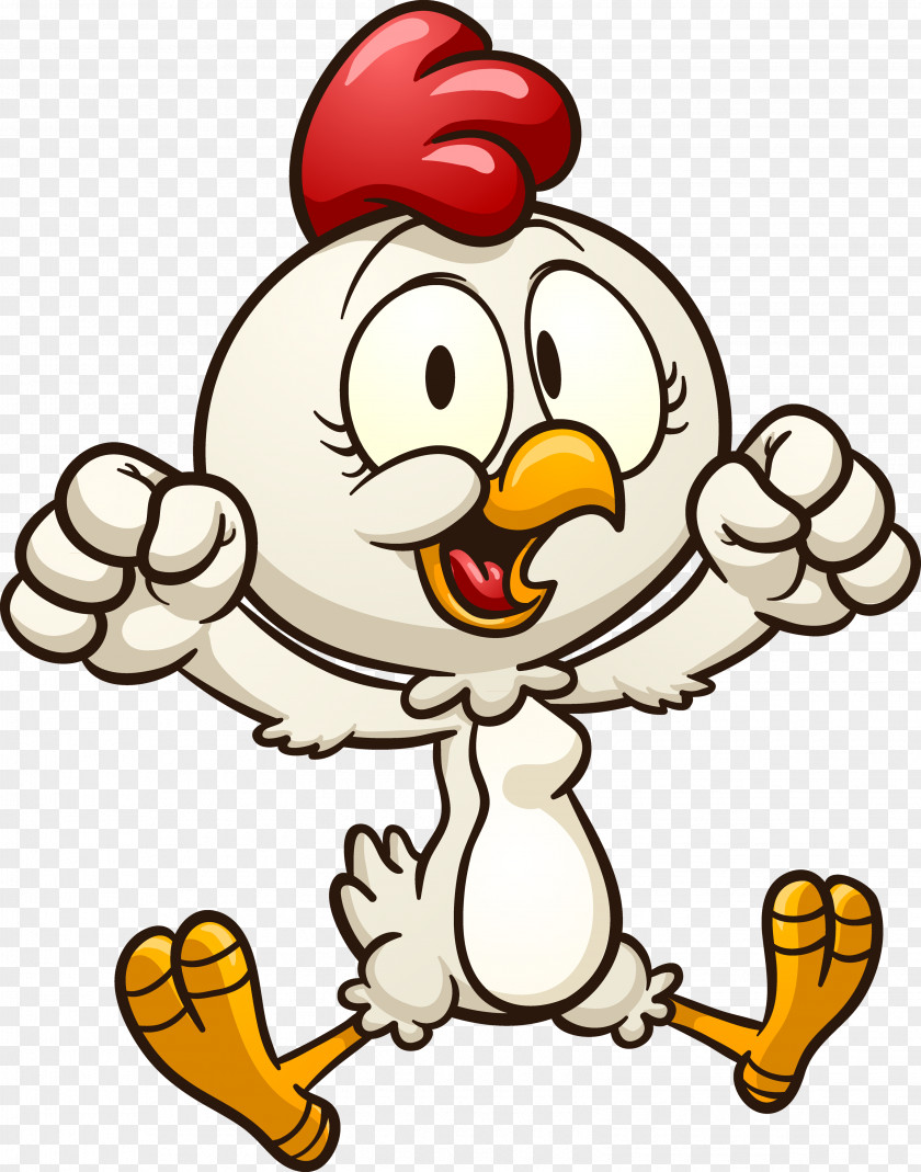 Cock Chicken Meat Hen Drawing Cartoon PNG