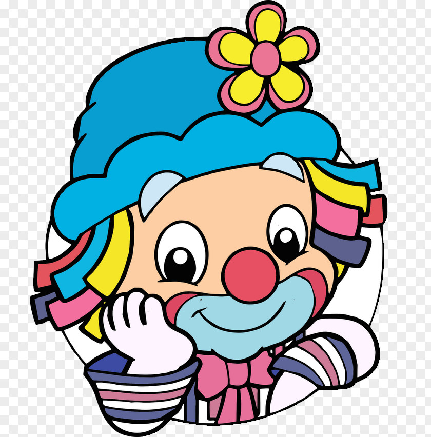 Flower With A Clown Jigsaw Puzzle Patati Patatxe1 Drawing PNG