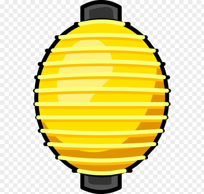 Light Paper Lantern Yellow PNG
