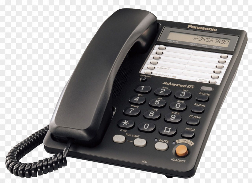 Phone Telephone Panasonic Home & Business Phones Speakerphone Display Device PNG
