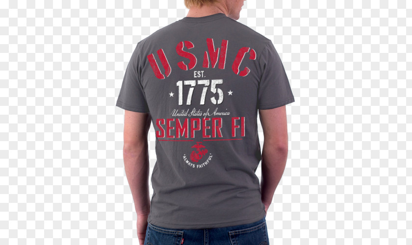 Semper Fidelis T-shirt Logo Sleeve Font PNG