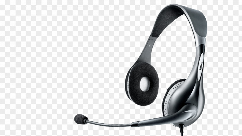 With A Headset Skype For Business Headphones Unified Communications Plug And Play PNG